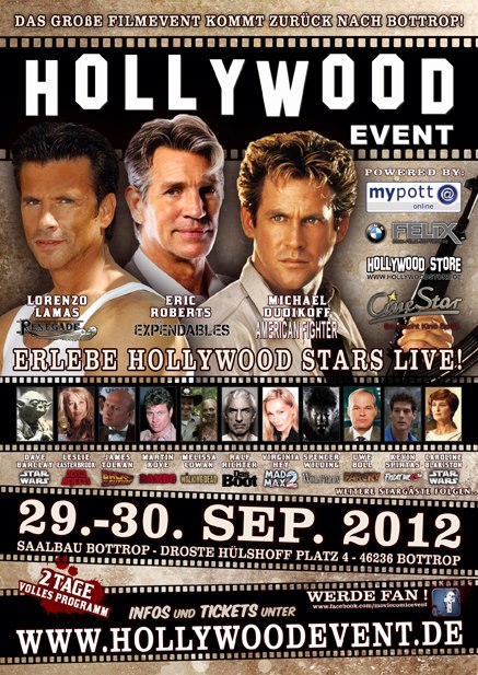 Das aktuelle Plakat vom Hollywood Event (Quelle: Hollywood Event)