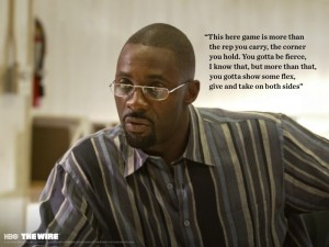 Idris Elba feierte in der Rolle des Drogendealer Stringer Bell seinen Durchbruch (Quelle: HBO)