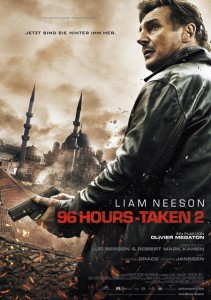 Das Kinoplakat von "96 Hours - Taken 2" (Quelle: Universum Film)