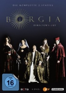 Das DVD-Cover der zweiten Staffel "Borgia" Das DVD-Cover der zweiten Staffel "Borgia" (Quelle:StudioCanal)