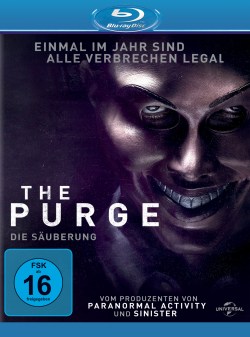 Das Blu-ray-Cover von "The Purge" (Quelle: Universal Pictures)