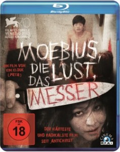 Das Blu-Ray-Cover von „Moebius, die Lust, das Messer“ (Quelle: MFA+ Filmdistribution)