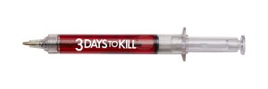 Kugelschreiber im 3 DAYS TO KILL-Spritzen-Look 