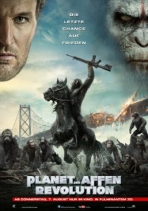 Das Plakat von "Planet der Affen – Revolution" (Quelle: 20th Century Fox)