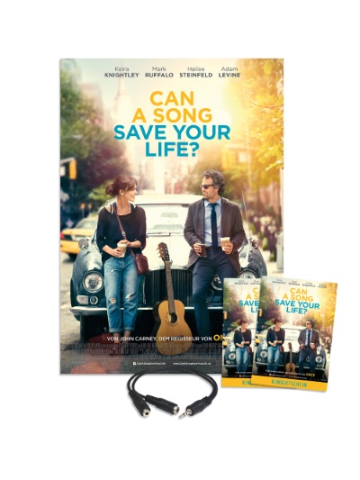 Das Fan-Paket zu "Can A Song Save Your Life" (Quelle: StudioCanal)