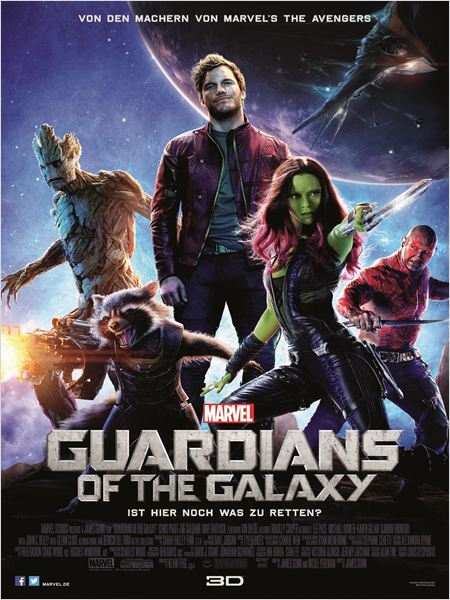 Das Plakat von "Guardians of the Galaxy" (Quelle: Marvel Deutschland)