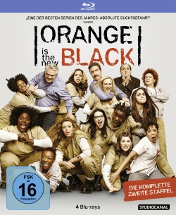 Das Blu-ray-Cover der zweiten Staffel von "Orange Is The New Black" (Quelle: StudioCanal)