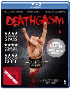 Das vorläufige Blu-ray-Cover von "Deathgasm" (© Tiberius Film)