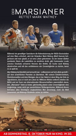 Verleih-Gutscheine für "Der Marsianer"