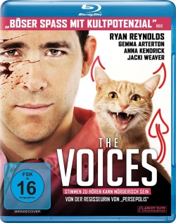 Das Blu-ray-Cover von "The Voices" (© Ascot Elite)