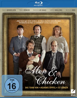 Das Blu-ray-Cover von "Men & Chicken" (© DCM)