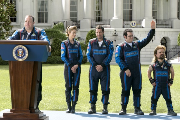 Der sichtlich gelangweilte Cast von "Pixels" (© Sony Pictures)