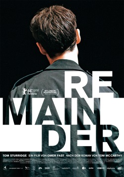 Das Kino-Plakat von "Remainder" (© Piffl Medien)
