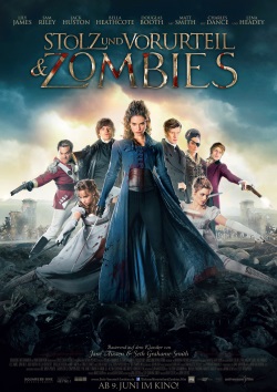 Das Kino-Plakat von "Stolz und Vorurteil & Zombies" (© Universum Film)