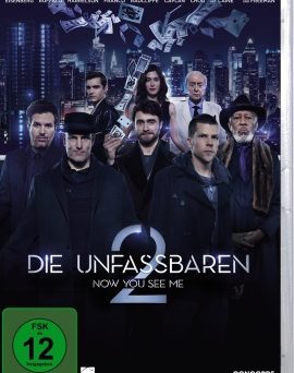 Das DVD-Cover von "Die Unfassbaren - Now You See Me 2" (© Concorde Home Entertainment)