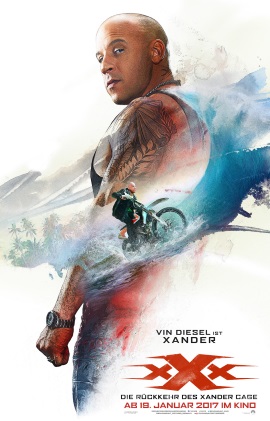 Das Kinoplakat von "xXx: Rückkehr des Xander Cage" (© Paramount Pictures Germany)