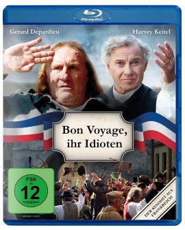 Das Blu-ray-Cover von "Bon Voyage, ihr Idioten" (© Farbfilm Verleih)