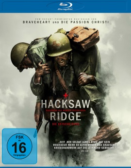 Das Blu-ray-Cover von "Hacksaw Ridge - Die Entscheidung" (© Unievrsum Film)