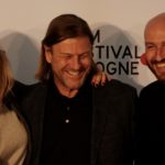 Sean Bean mit Ehefrau Ashley und Film Festival Cologne-Programmdirektor Johannes Hensen (© Thomas Trierweiler)