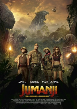 Das Hauptplakat von "Jumanji: Willkommen im Dschungel" (© 2017 Sony Pictures Entertainment Deutschland GmbH)