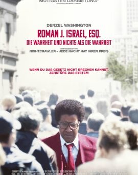 Das Hauptplakat von "Roman J. Israel, Esq." (© 2018 Sony Pictures Entertainment Deutschland GmbH)