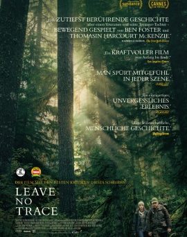 Das Hauptplakat von "Leave No Trace" (© 2018 Sony Pictures Entertainment Deutschland GmbH)