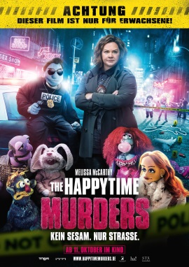 Das Hauptplakat von "The Happytime Murders" (© Tobis Film)