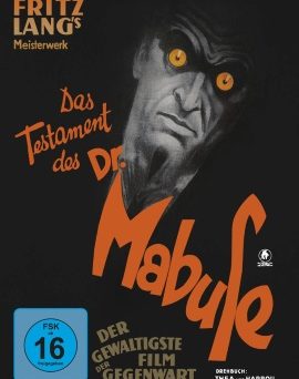 Das Artwork des Mediabooks von "Das Testament des Dr Mabuse"