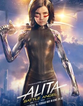 Das Hauptplakat von "Alita - Battle Angel" (© 2019 20th Century Fox)