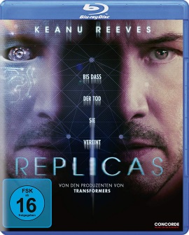 Das Blu-ray-Cover von "Replicas" (© Concorde Home Entertainment)