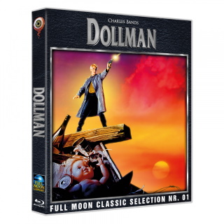 Das Blu-ray-Cover von "Dollman - Der Space-Cop" (© 2019 Wicked Vision Media)