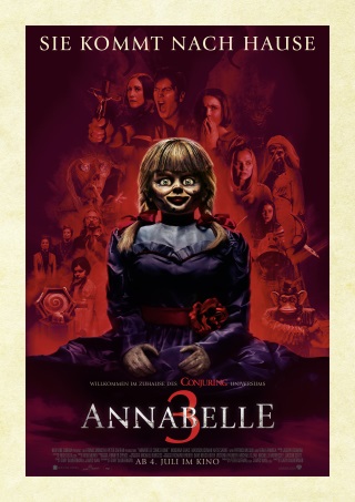 Das Hauptplakat von "Annabelle 3" (© 2019 WARNER BROS. ENTERTAINMENT INC.)