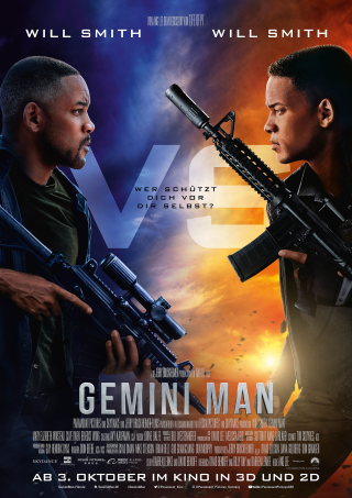 Das Hauptplakat von "Gemini Man" (© 2019 Paramount Pictures)