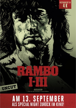 Das Event-Plakat zur Special Night Rambo I-III (© StudioCanal)