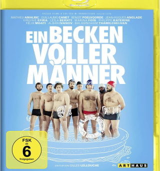 Das Blu-ray-Cover von "Ein Becken voller Männer" (© StudioCanal)