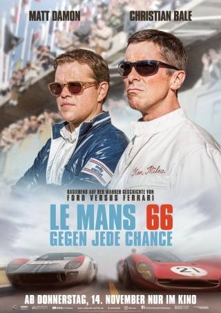 Das Hauptplakat von "Le Mans 66" (© 2019 Twentieth Century Fox)
