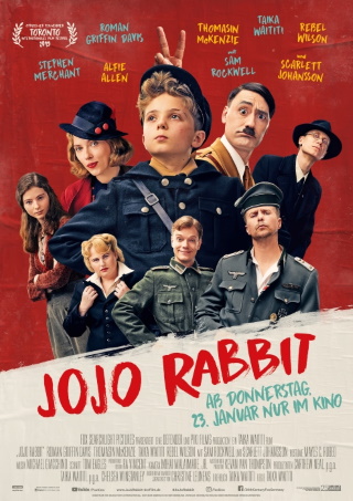 Das Hauptplakat von "Jojo Rabbit" (© 2019 Twentieth Century Fox)
