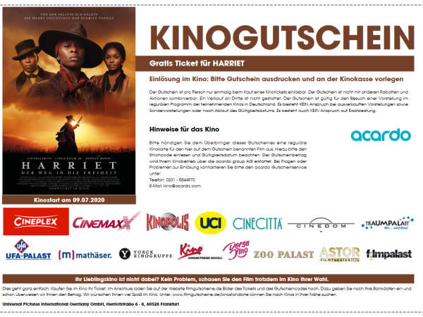 Gutschein Harriet