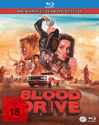 Das Blu-ray-Cover von "Blood Drive" (© Justbridge Entertainment)