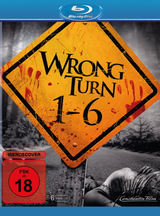Das Blu-ray-Cover der Box "Wrong Turn 1-6" (© Constantin Film)