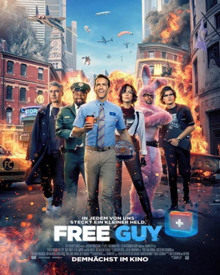 Das Hauptplakat von "Free Guy" (© Walt Disney Studios)