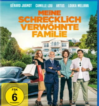 Das Blu-ray-Cover von "Meine schrecklich verwöhnte Familie" (© EuroVideo)