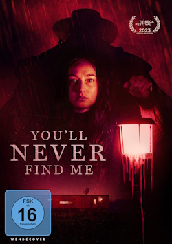 Das DVD-Cover von "You'll never find me" (© Stakeout Films/Meteor Film, 2024)