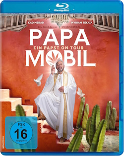 Das Blu-ray-Cover von "Papamobil – Ein Papst on Tour" (© Lighthouse, 2026)