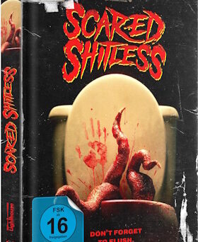 Das Mediabook-Artwork von "Scared Shitless" (© Nameless Media/Lighthouse Home Entertainment, 2026)